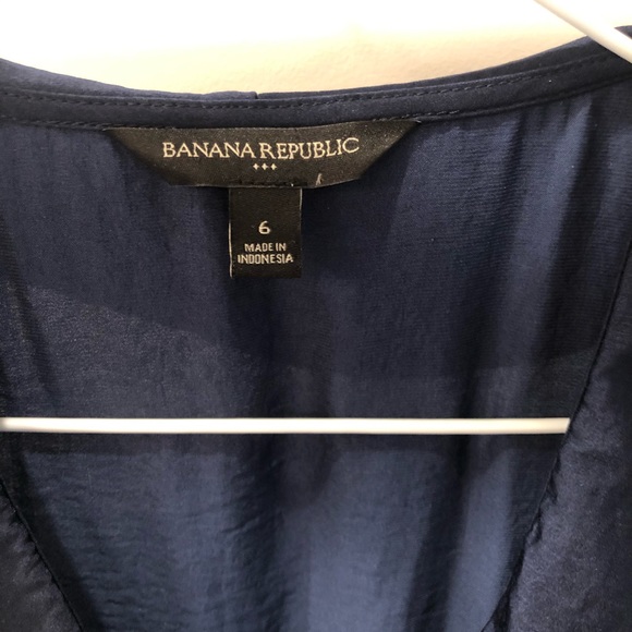 BANANA REPUBLIC NAVY SUMMER DRESS - Picture 2 of 5